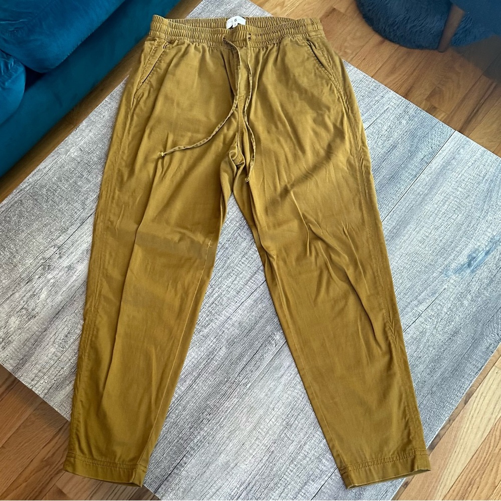 Lou & Grey Mustard Ankle Pants